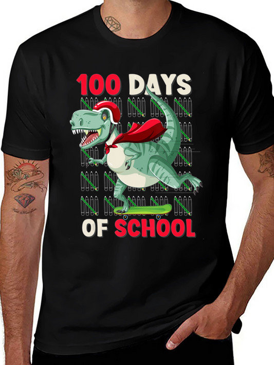 100 Days of School Dinosaur T-Shirt