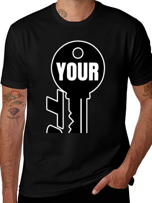 Your Key Graphic T-Shirt - Novelty Print Tee