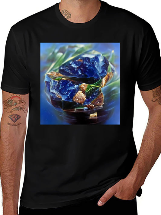 Abstract Blue Gem T-Shirt