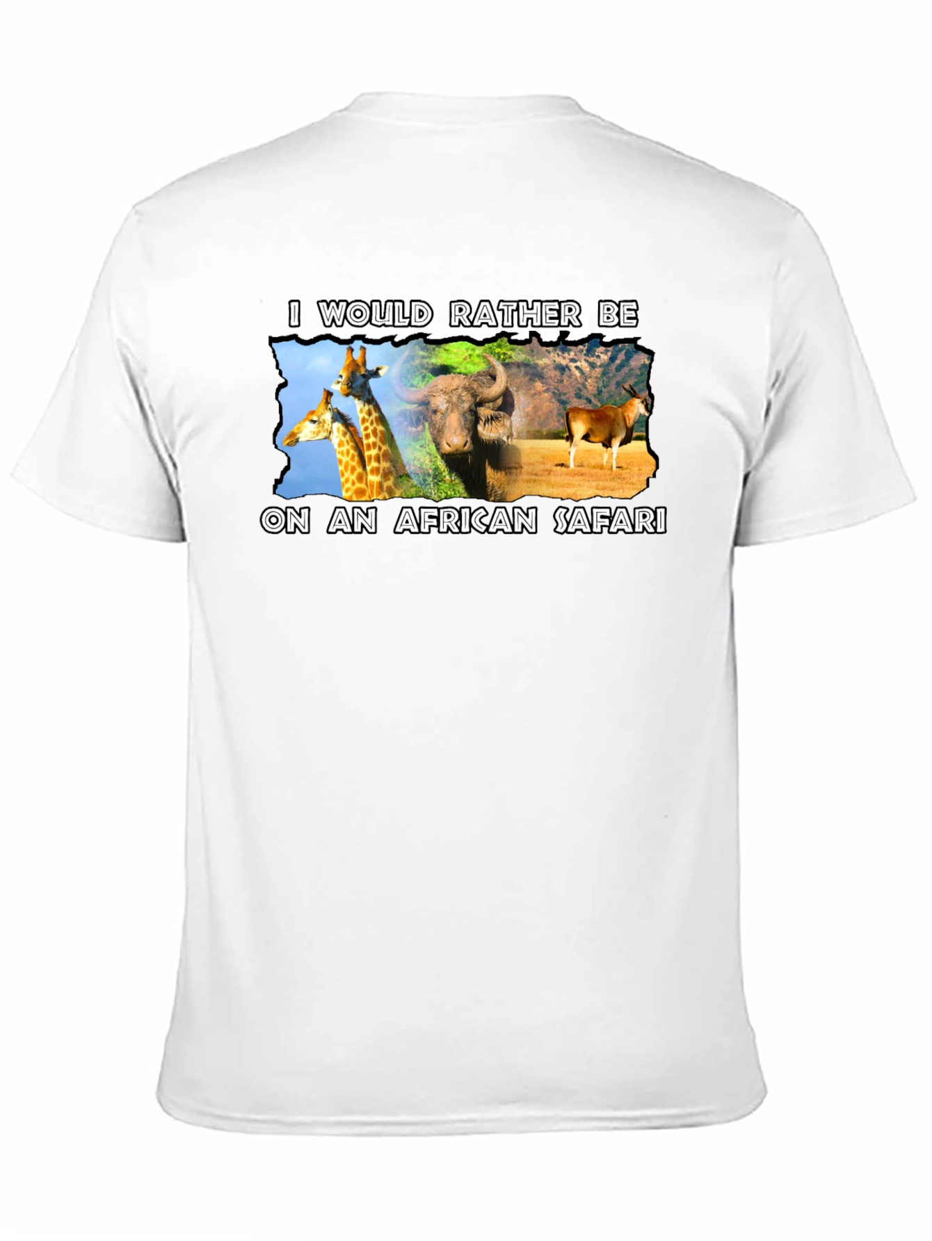 African Safari Graphic T-Shirt - Novelty Design