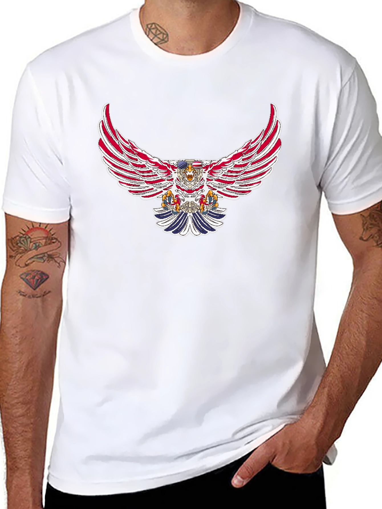 American Eagle Graphic Black T-Shirt