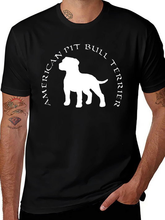 American Pit Bull Terrier Graphic T-Shirt - Black