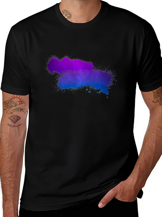 Abstract Color Wash T-Shirt