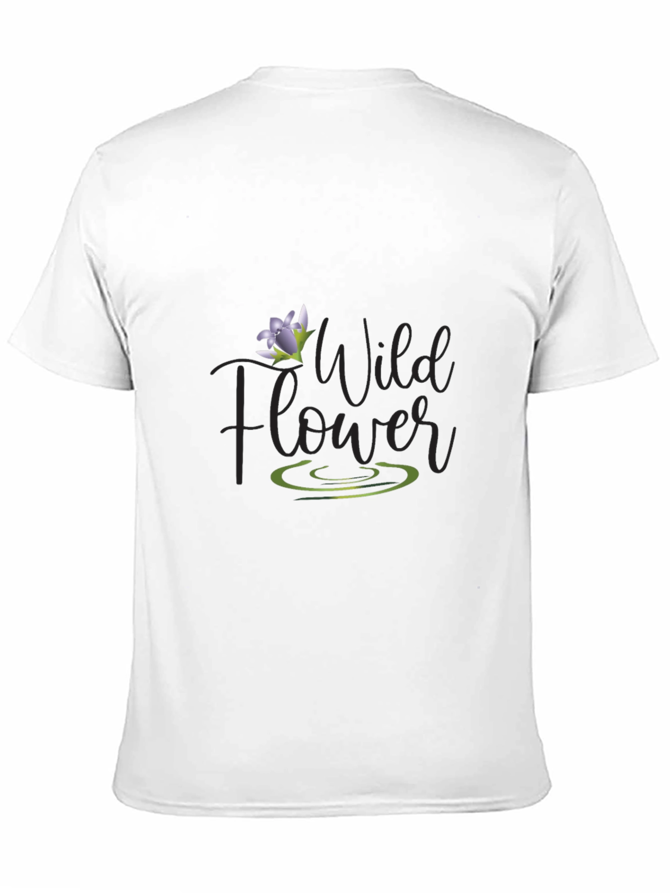 Wildflower Graphic Tee - Mens Black T-Shirt