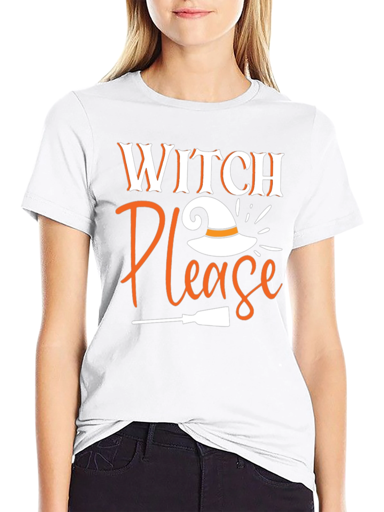 Witch Please Halloween T-Shirt - Black Tee