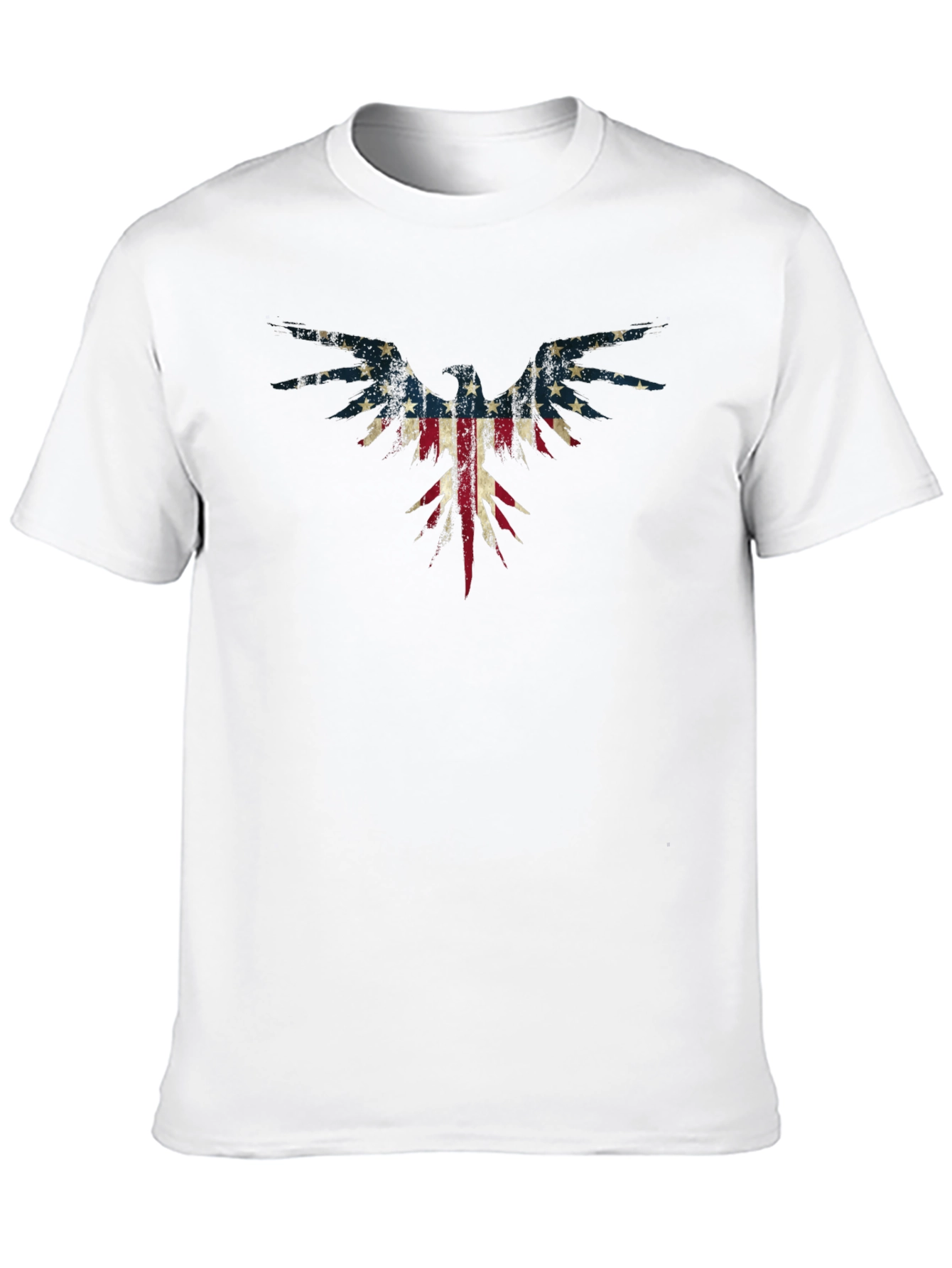 American Flag Eagle Graphic T-Shirt