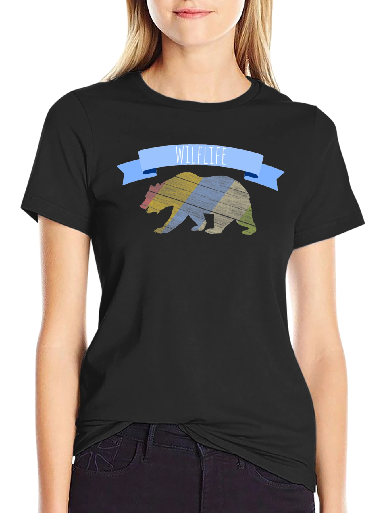 Wildlife Bear Graphic T-Shirt - Unisex Casual Tee