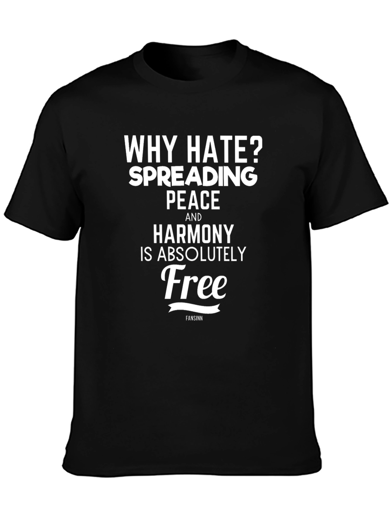 Why Hate? Spread Peace T-Shirt