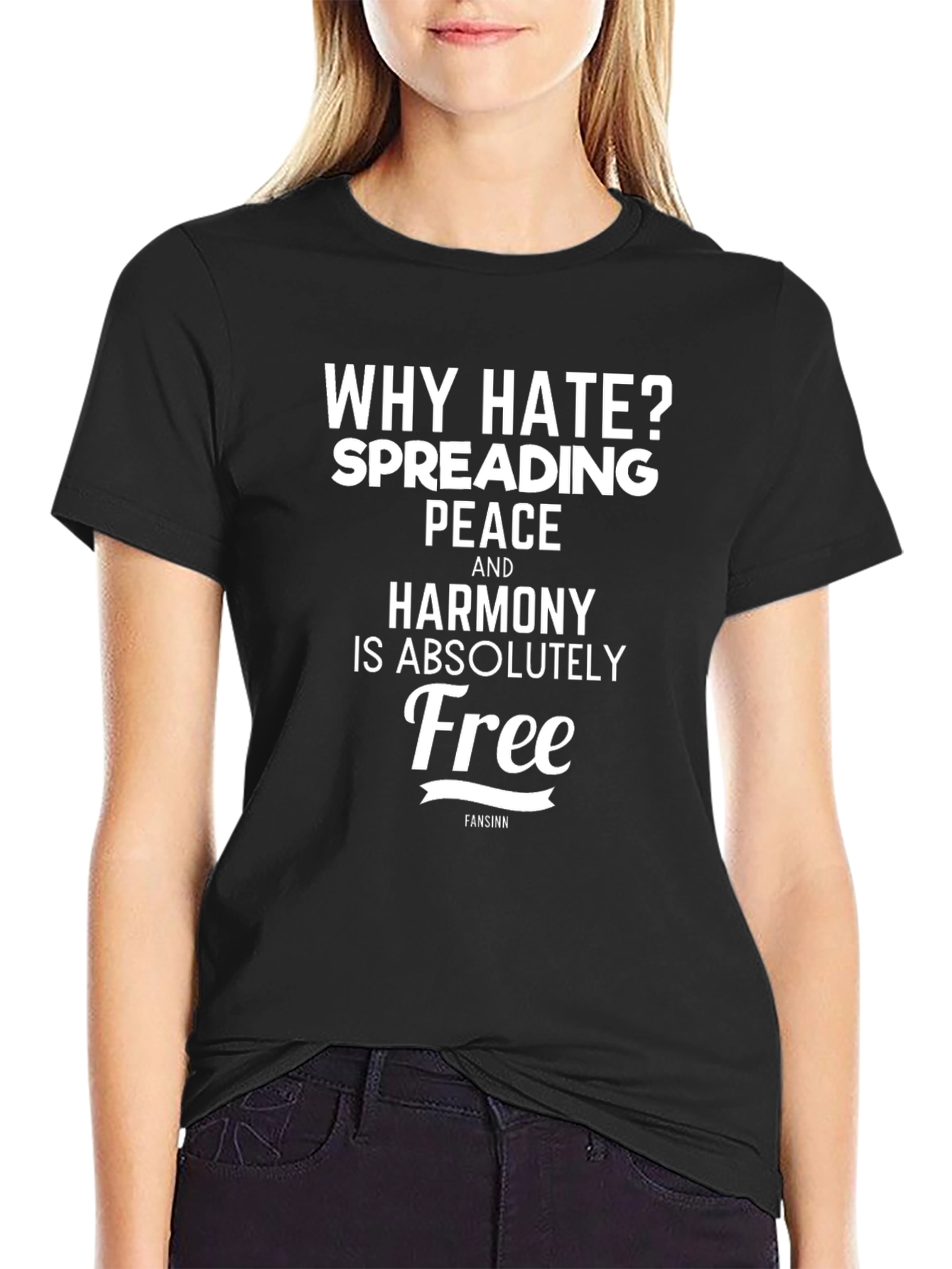 Why Hate? Spread Peace T-Shirt