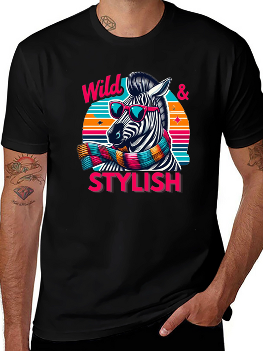 Wild & Stylish Zebra Graphic Tee