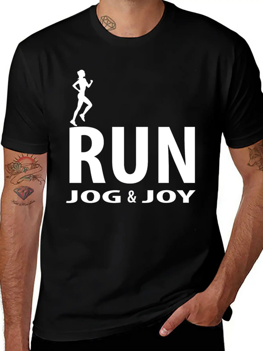 Run, Jog And Joy Timeless Short Sleeve Tee – Comfy And Minimalist Design