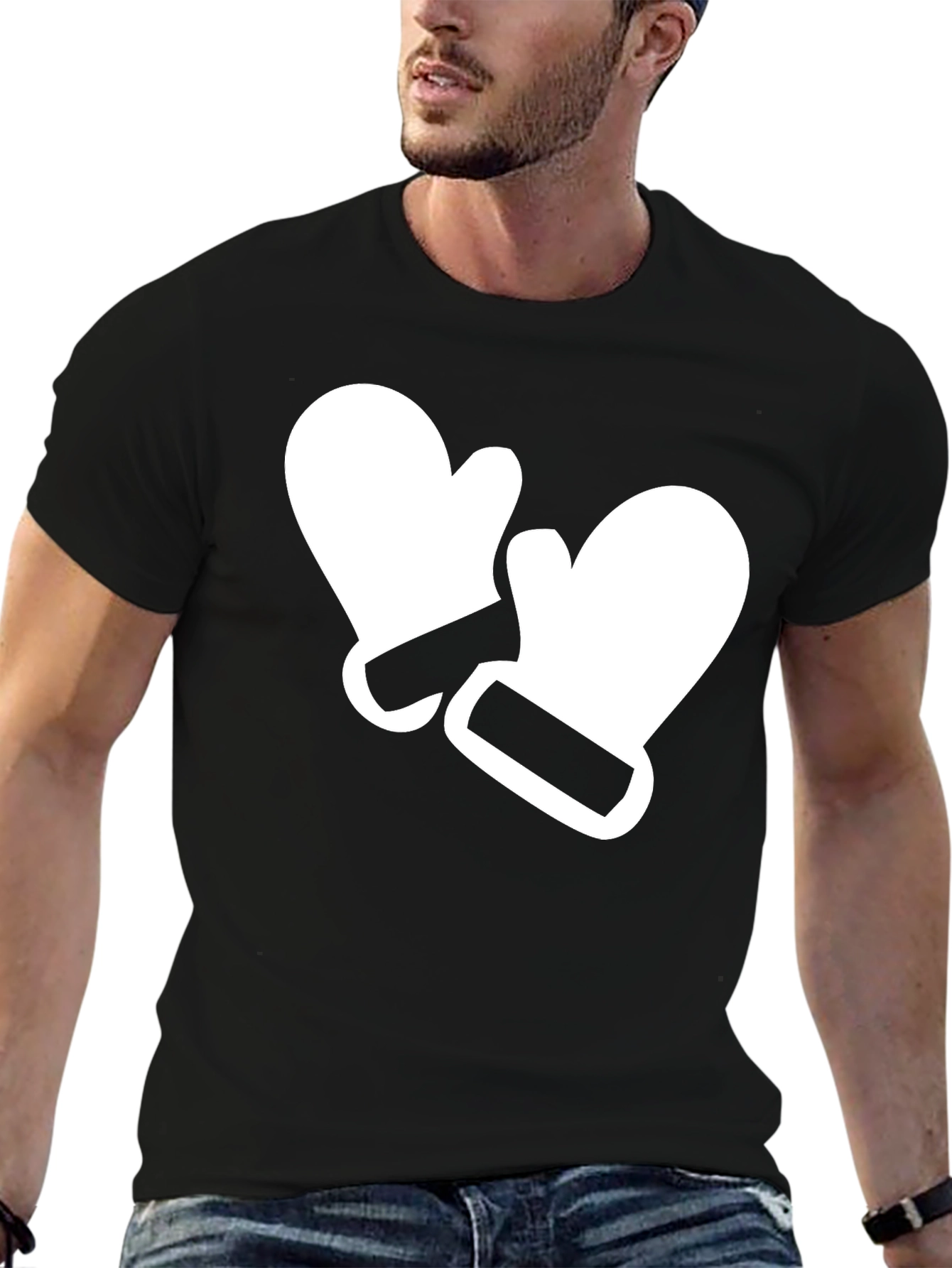 Winter Mittens Graphic Tee - Soft Cotton Blend
