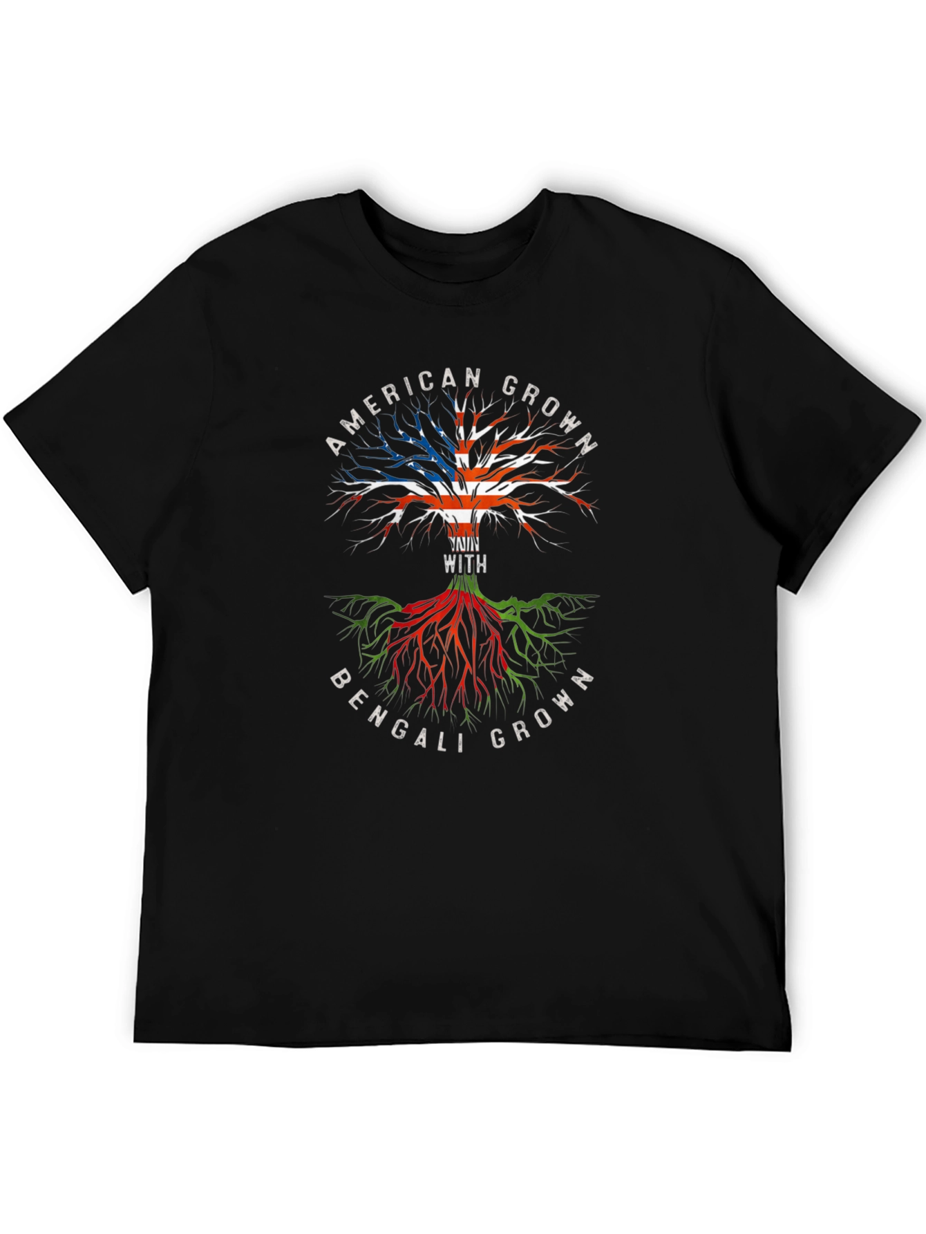 American Bengali Roots Graphic T-Shirt