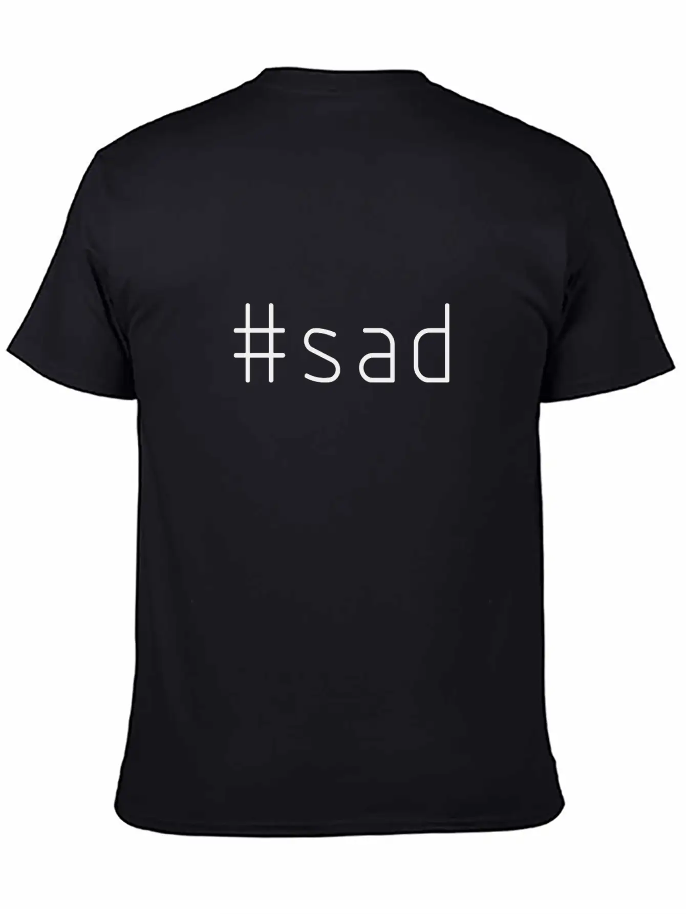 #sad Timeless Short Sleeve Tee – Comfy And Minimalist Design