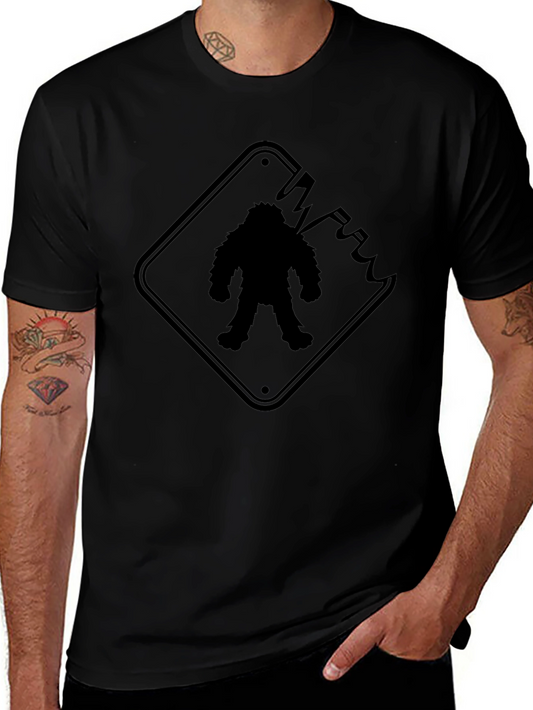 Sasquatch Crossing T-Shirt - Black