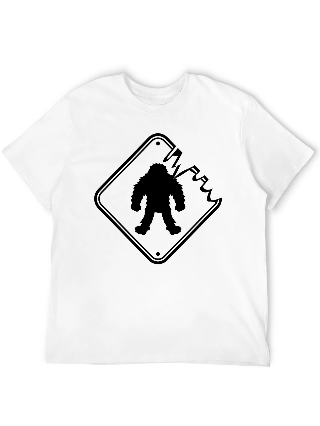 Sasquatch Crossing T-Shirt - Black