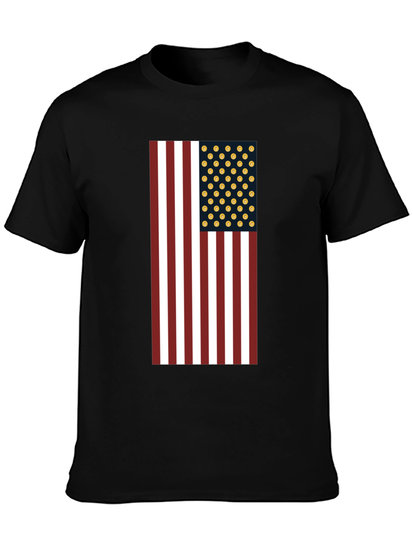 American Flag Bitcoin T-Shirt
