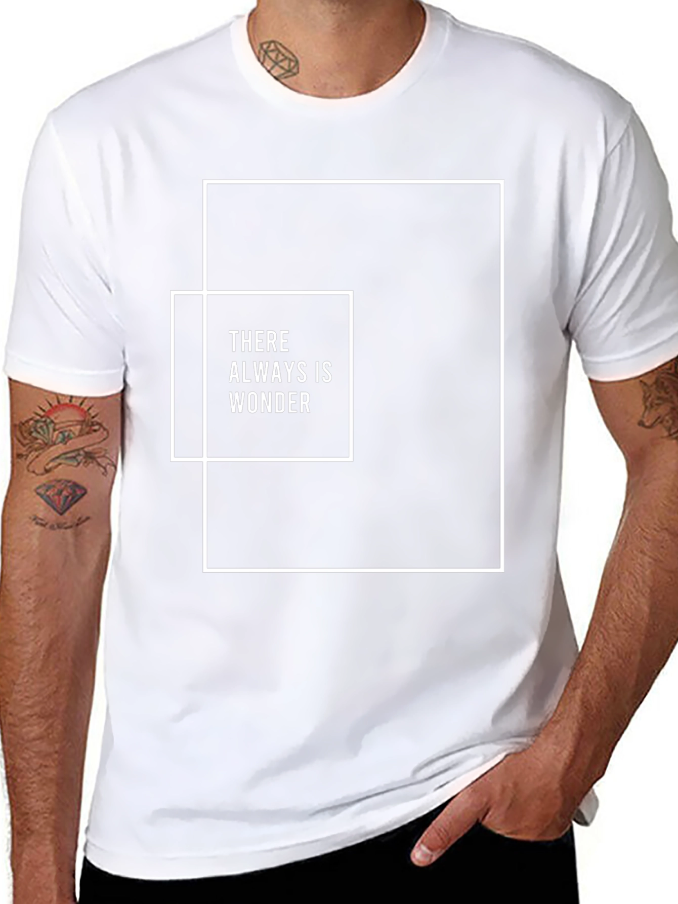 Wonder Graphic Tee - Modern Black T-Shirt