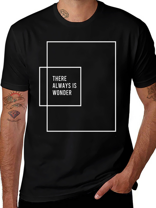 Wonder Graphic Tee - Modern Black T-Shirt