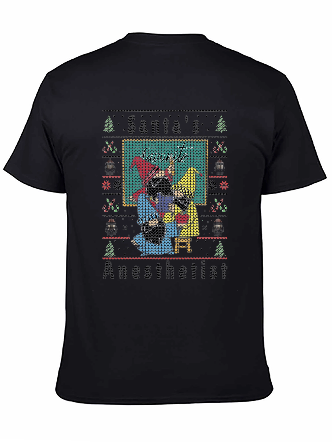 Santas Anesthetist Ugly Christmas Sweater T-Shirt
