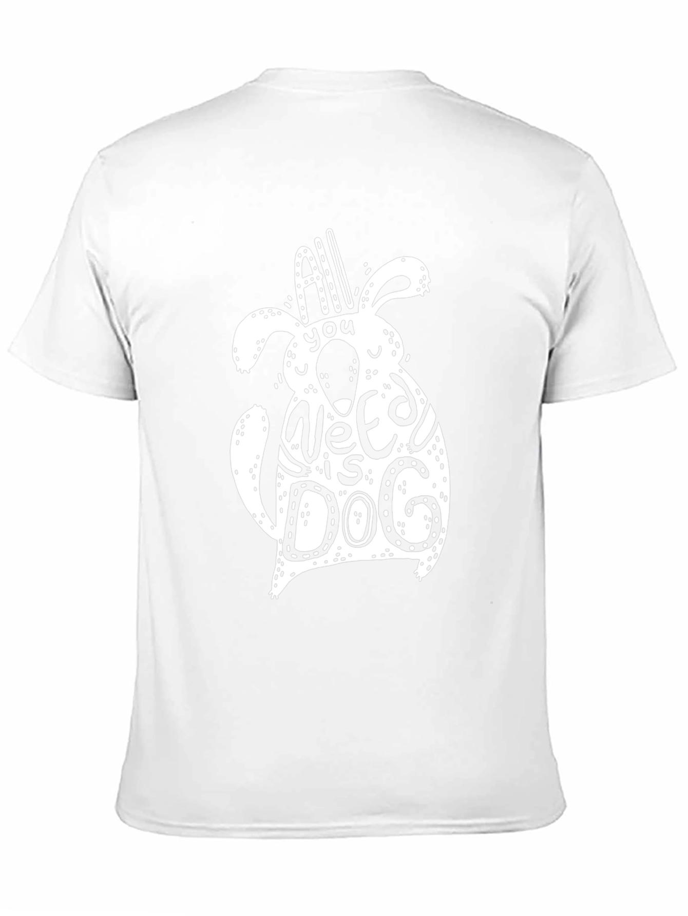 All You Need is Dog Black Graphic Tee