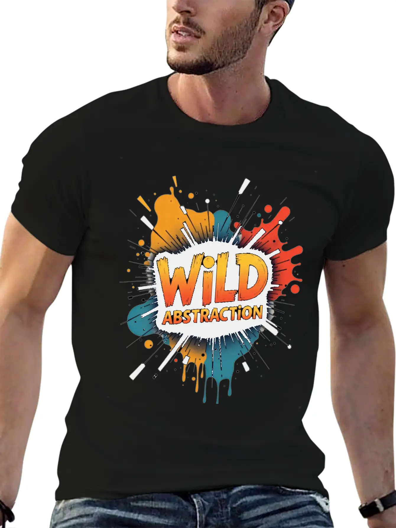 Wild Abstraction Bohemian Streetwear Casual Graphic T-Shirt – Simple And Comfortable Daily Wear