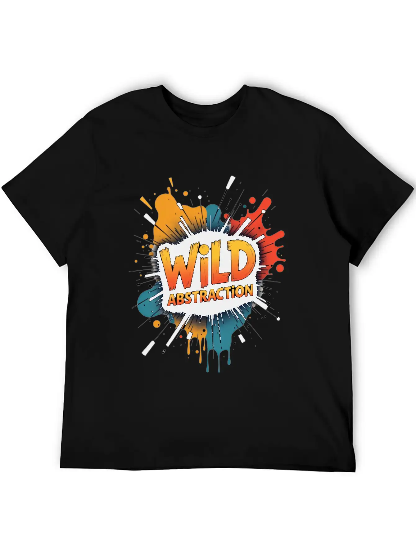 Wild Abstraction Bohemian Streetwear Casual Graphic T-Shirt – Simple And Comfortable Daily Wear