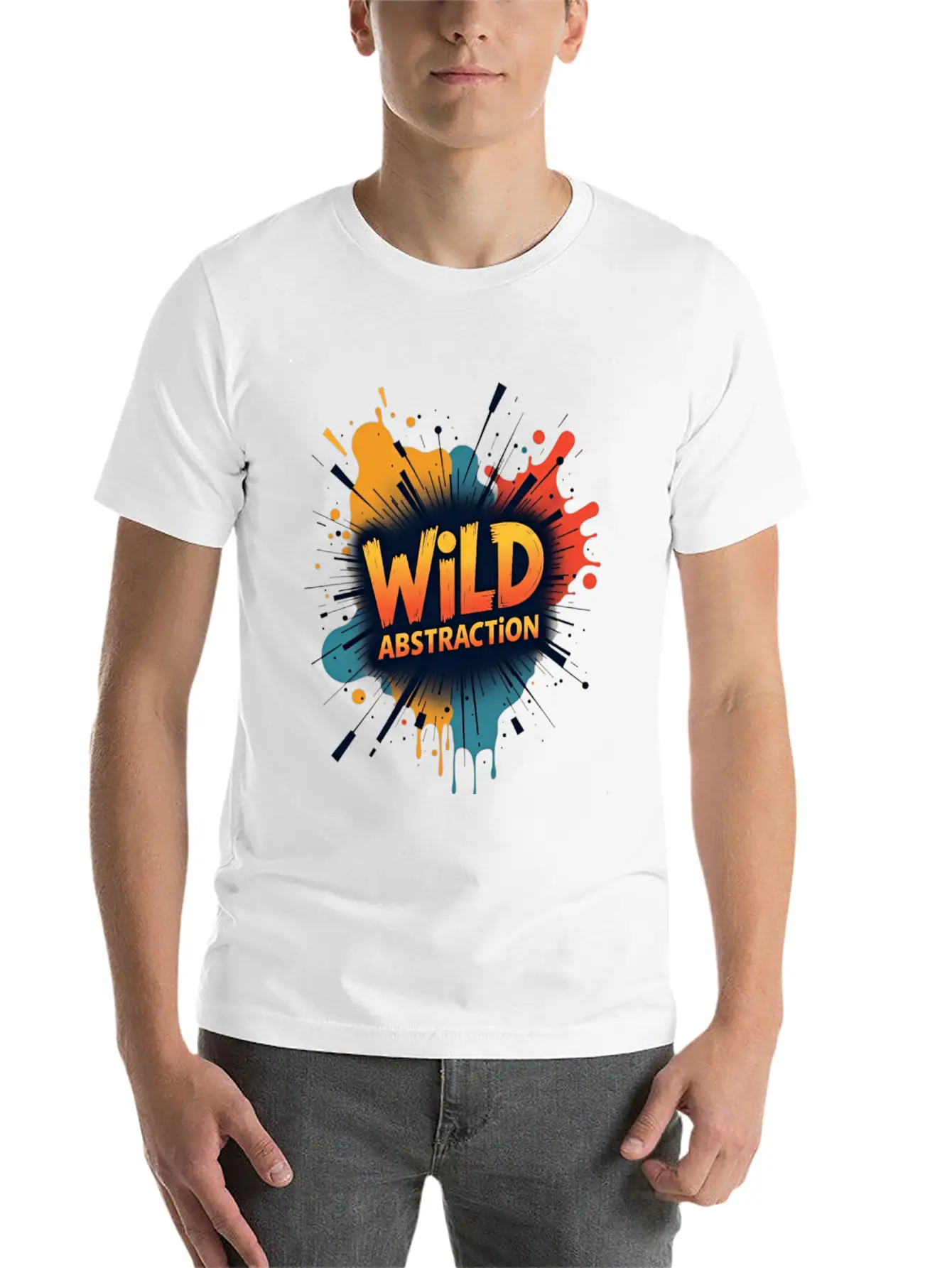 Wild Abstraction Bohemian Streetwear Casual Graphic T-Shirt – Simple And Comfortable Daily Wear