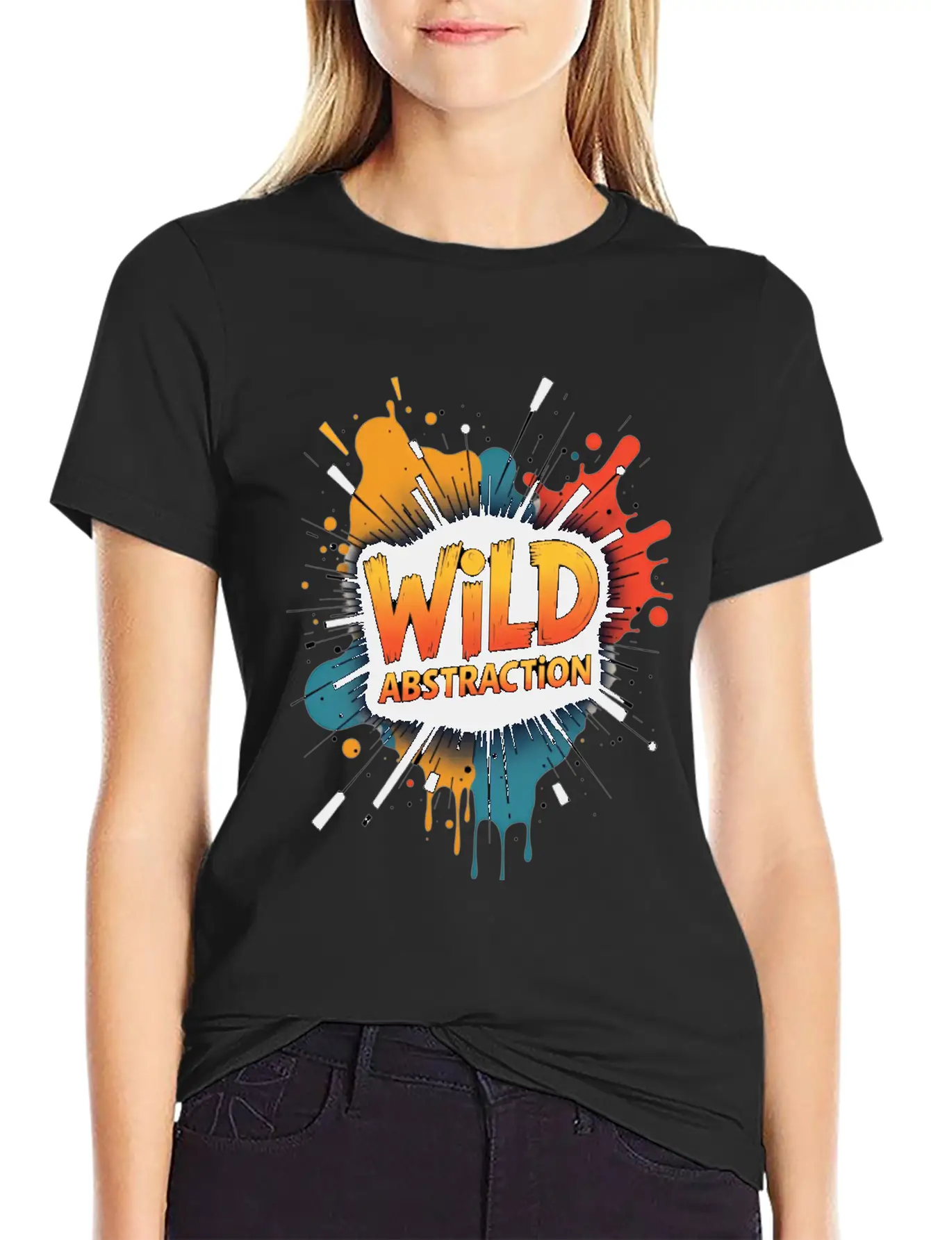 Wild Abstraction Bohemian Streetwear Casual Graphic T-Shirt – Simple And Comfortable Daily Wear