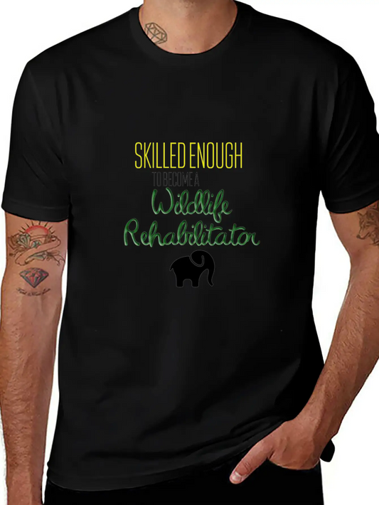 Wildlife Rehabilitator Casual Graphic T-Shirt – Simple And Comfortable Daily Wear