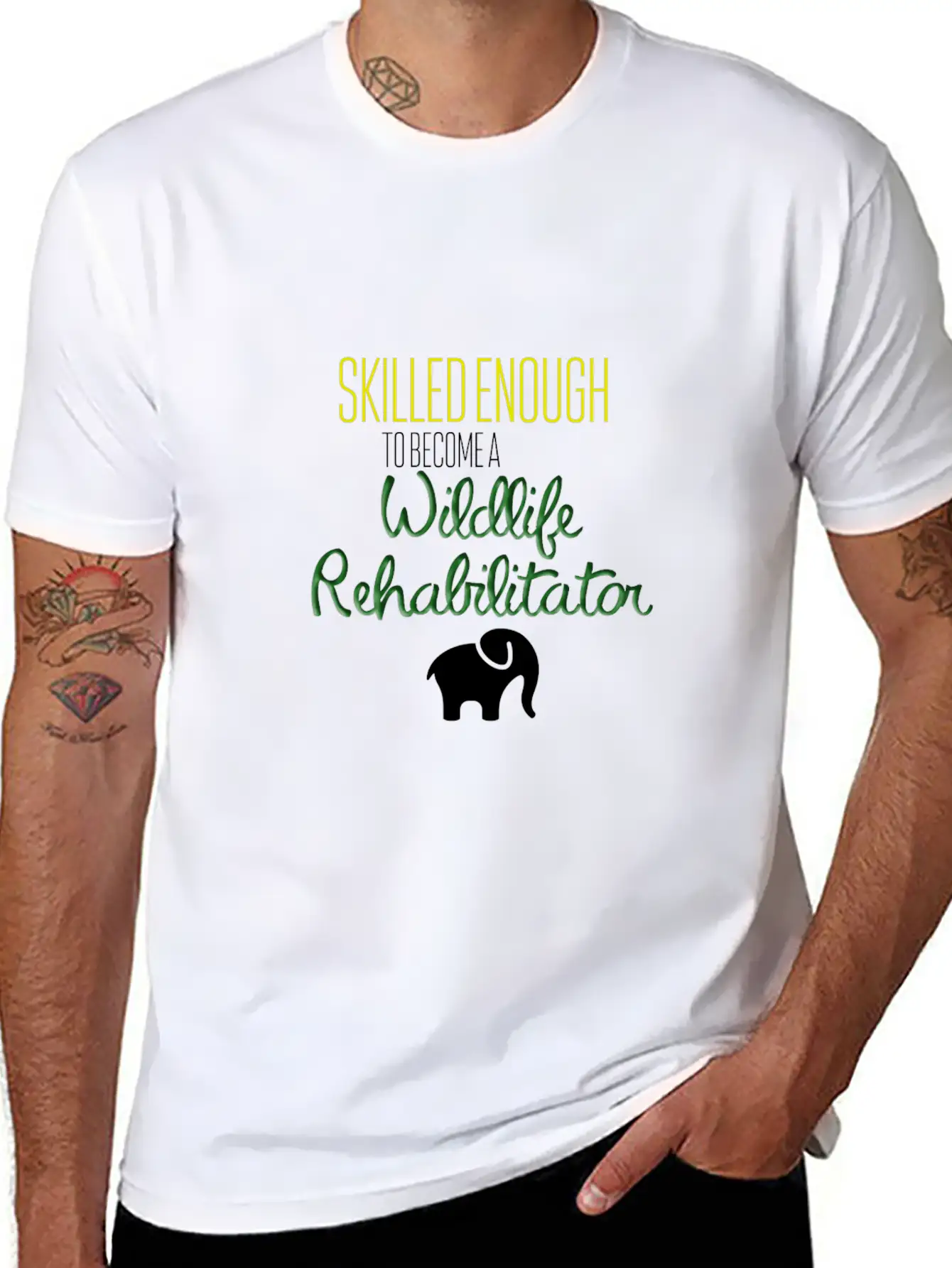 Wildlife Rehabilitator Casual Graphic T-Shirt – Simple And Comfortable Daily Wear