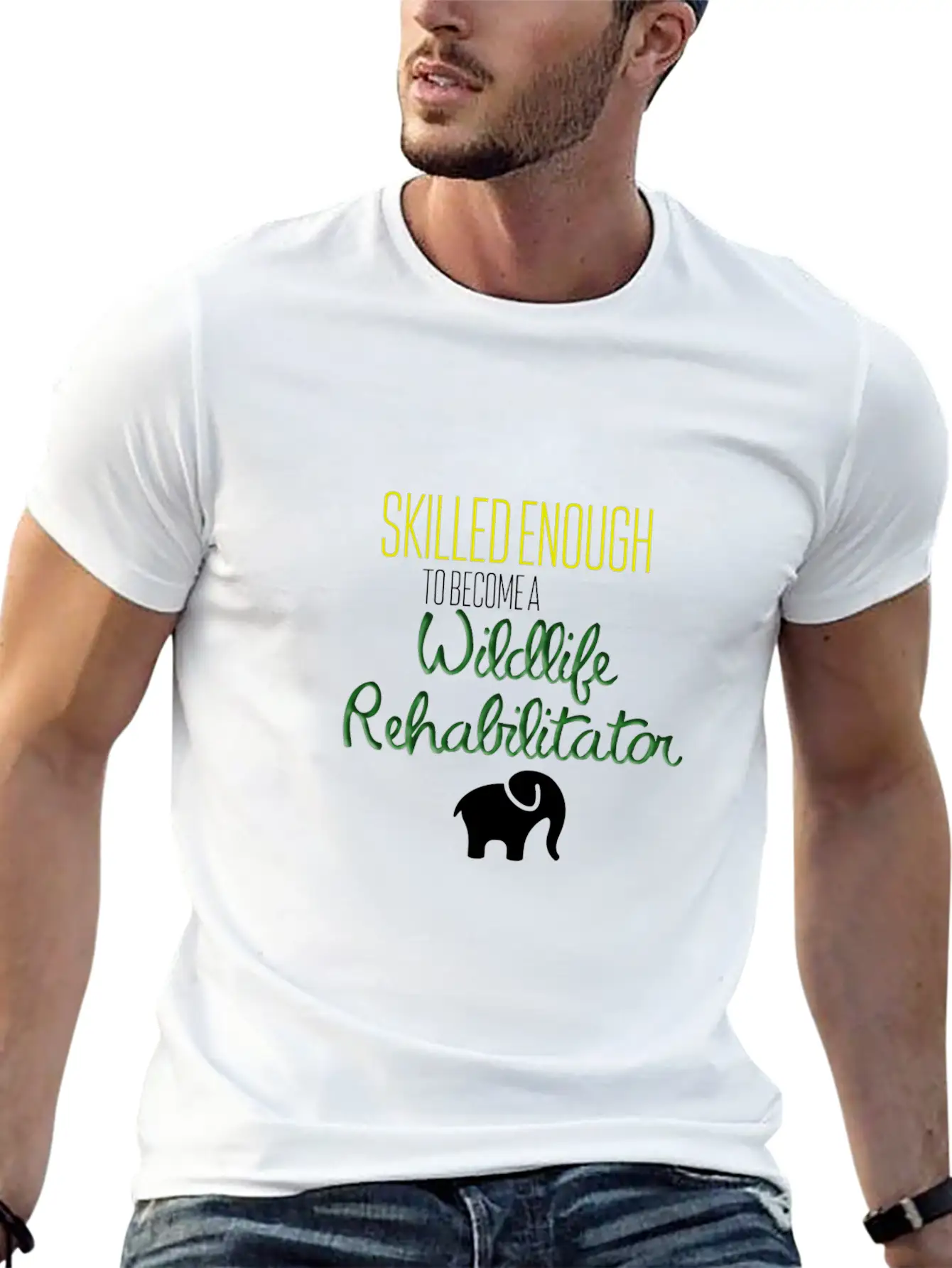 Wildlife Rehabilitator Casual Graphic T-Shirt – Simple And Comfortable Daily Wear