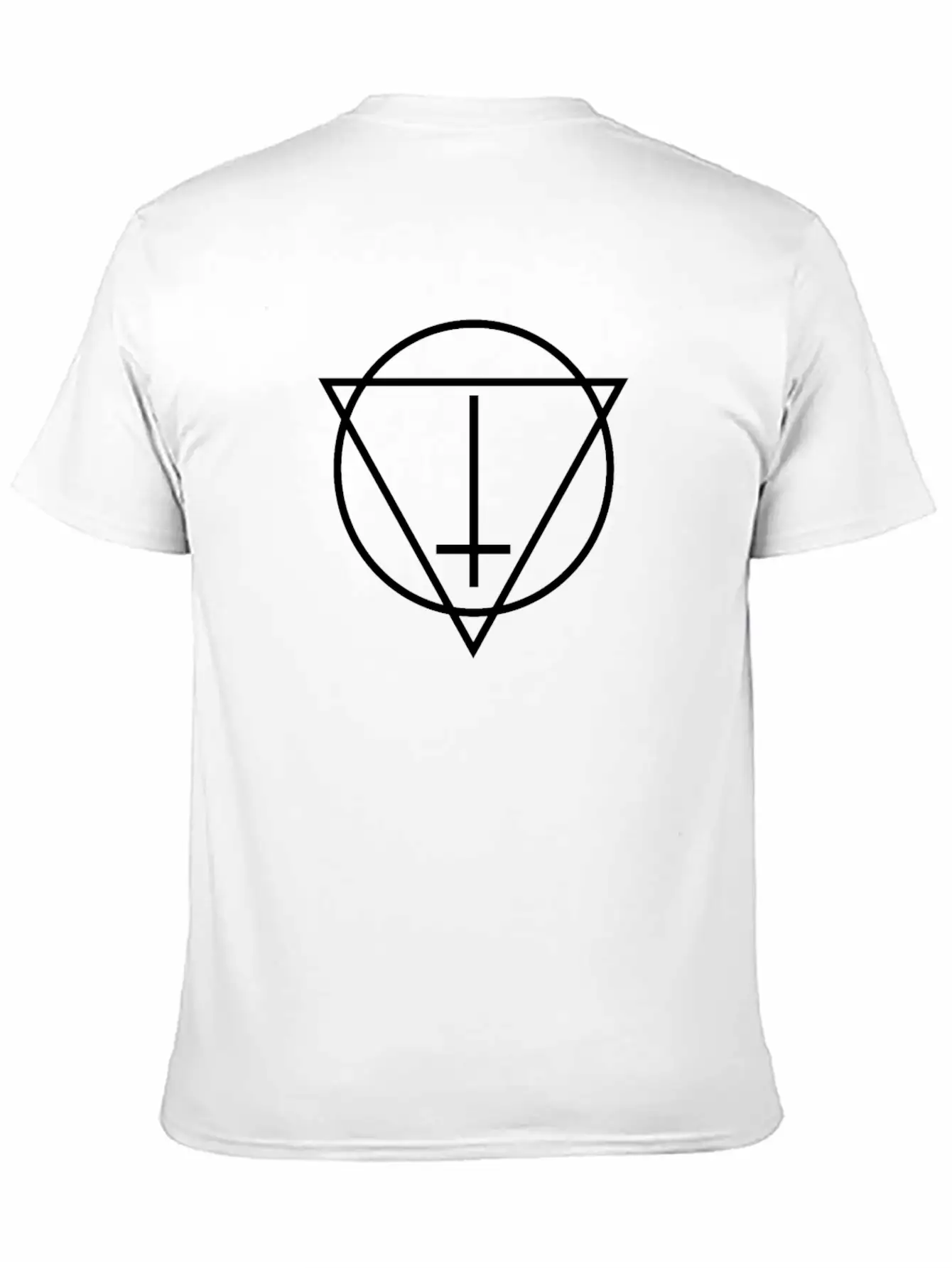 Witch House / Occult EDM Cross Casual Graphic T-Shirt – Simple And Comfortable Daily Wear