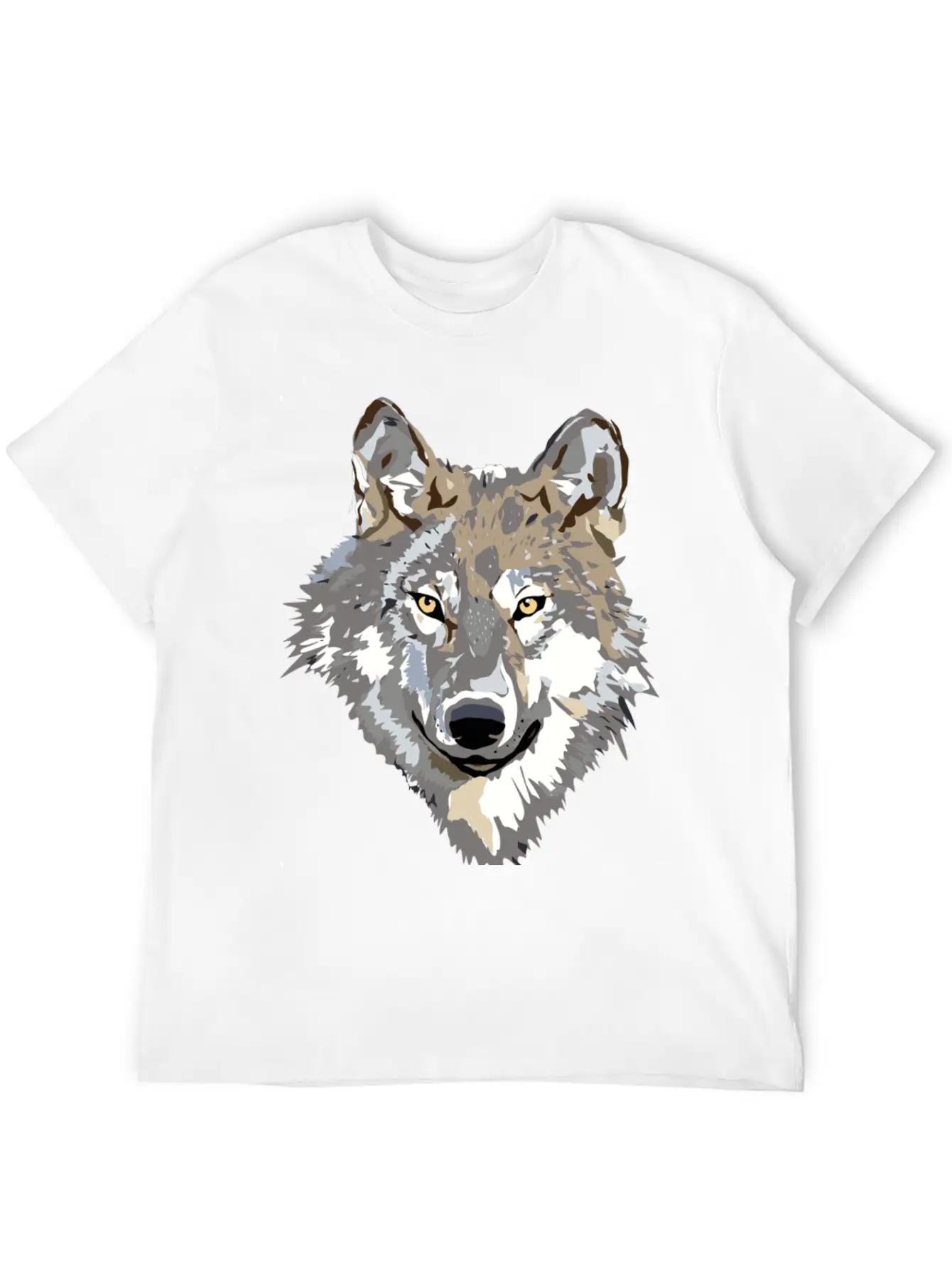 Wolf 2 Casual Graphic T-Shirt – Simple And Comfortable Daily Wear