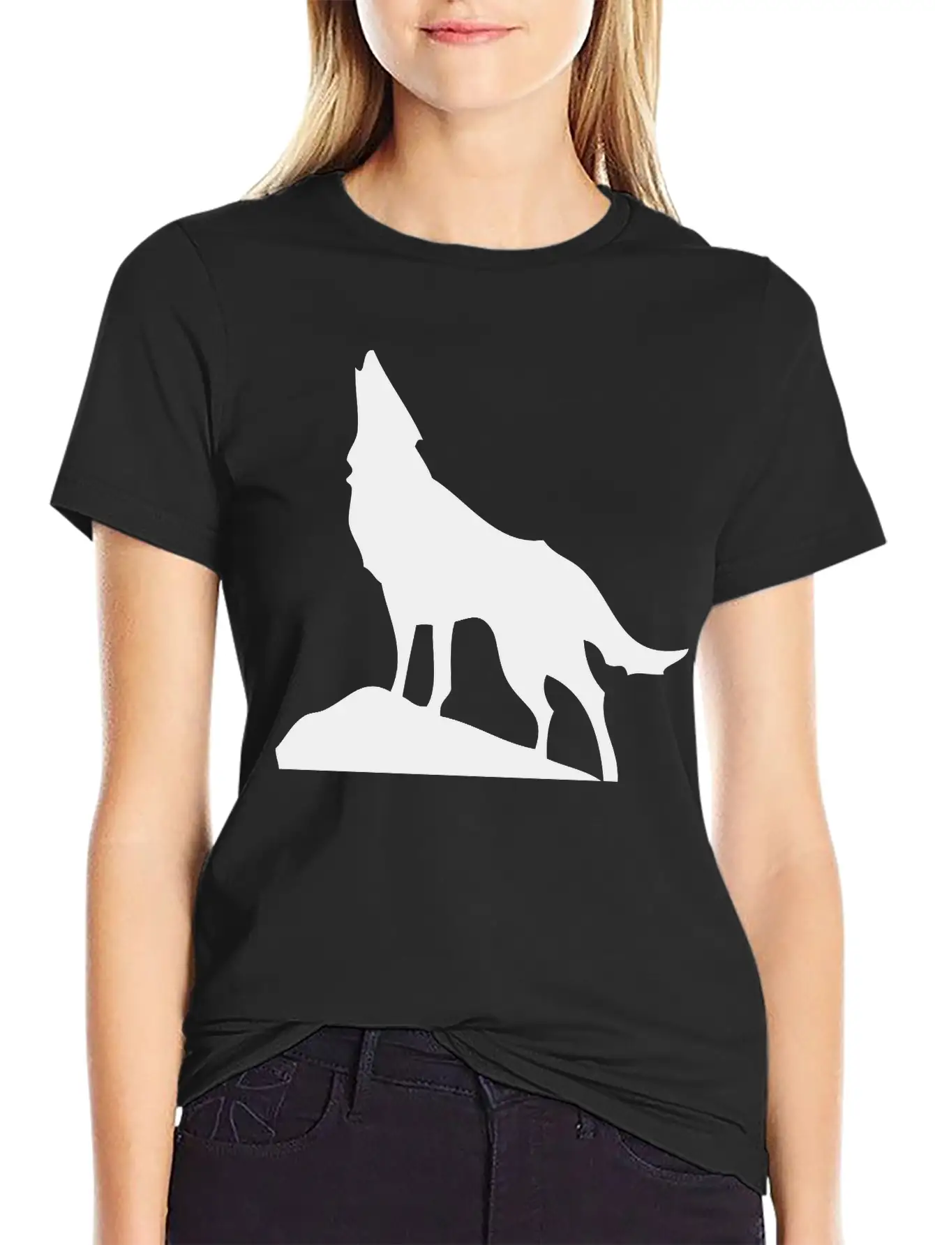 Wolf Casual Graphic T-Shirt – Simple And Comfortable Daily Wear
