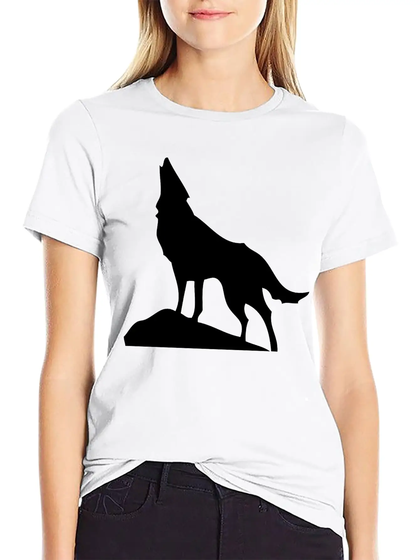 Wolf Casual Graphic T-Shirt – Simple And Comfortable Daily Wear