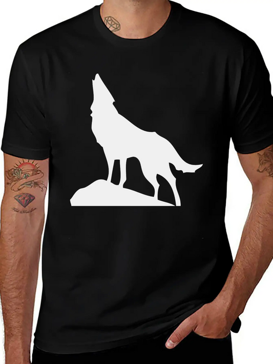 Wolf Casual Graphic T-Shirt – Simple And Comfortable Daily Wear