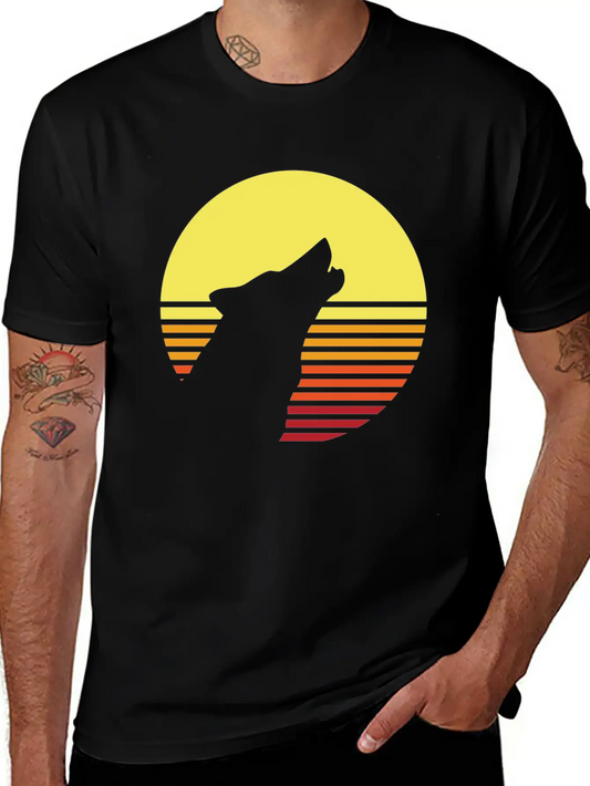 Wolf Pack Pact Claw Forest Casual Graphic T-Shirt – Simple And Comfortable Daily Wear
