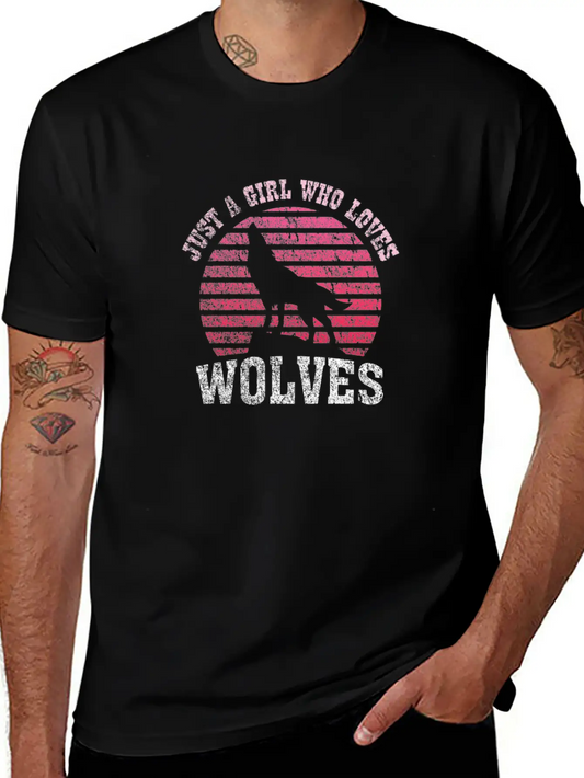 Wolf Spiritual Animal Pack Gift Casual Graphic T-Shirt – Simple And Comfortable Daily Wear