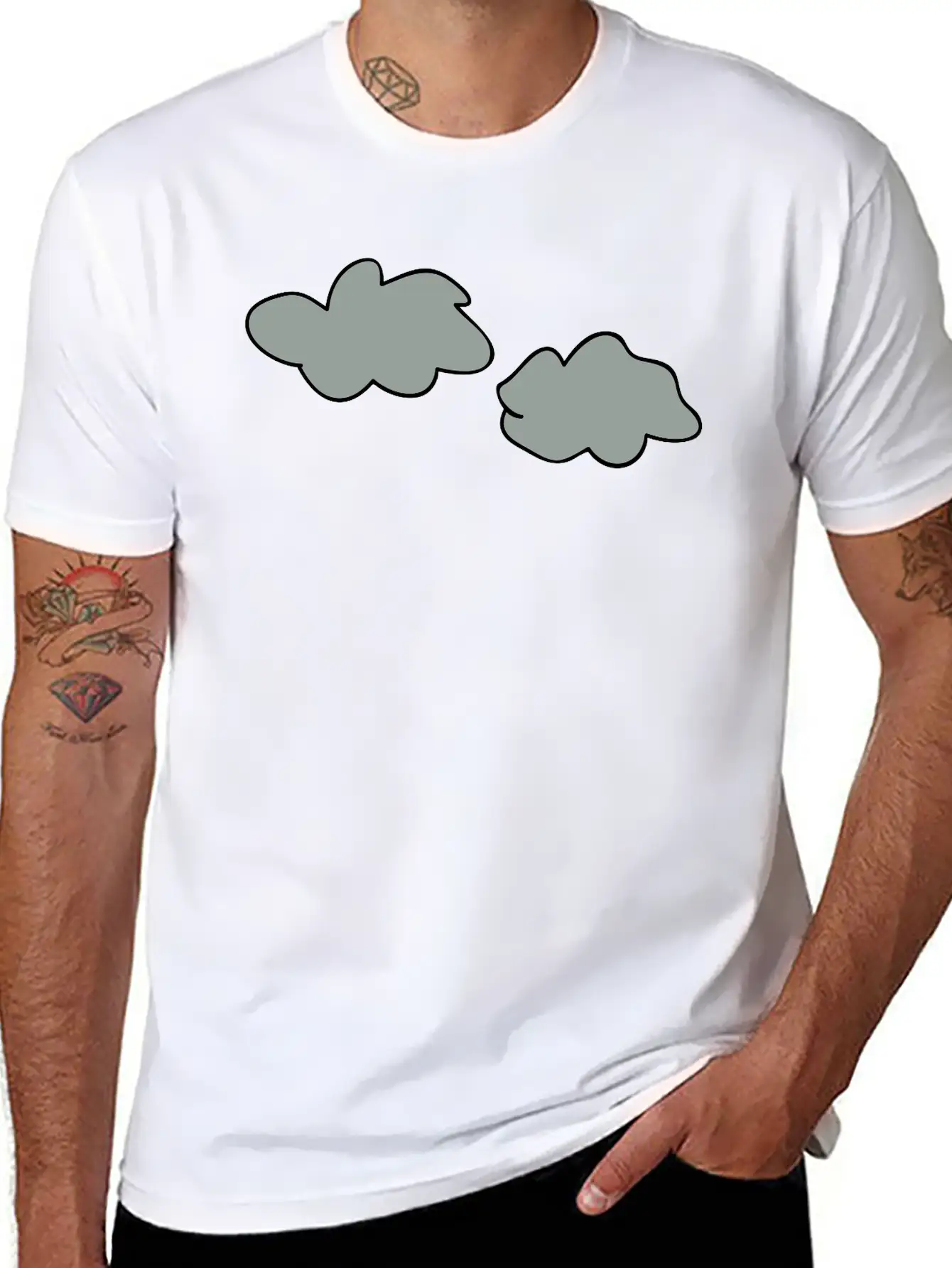 Wolken2 Timeless Short Sleeve Tee – Comfy And Minimalist Design