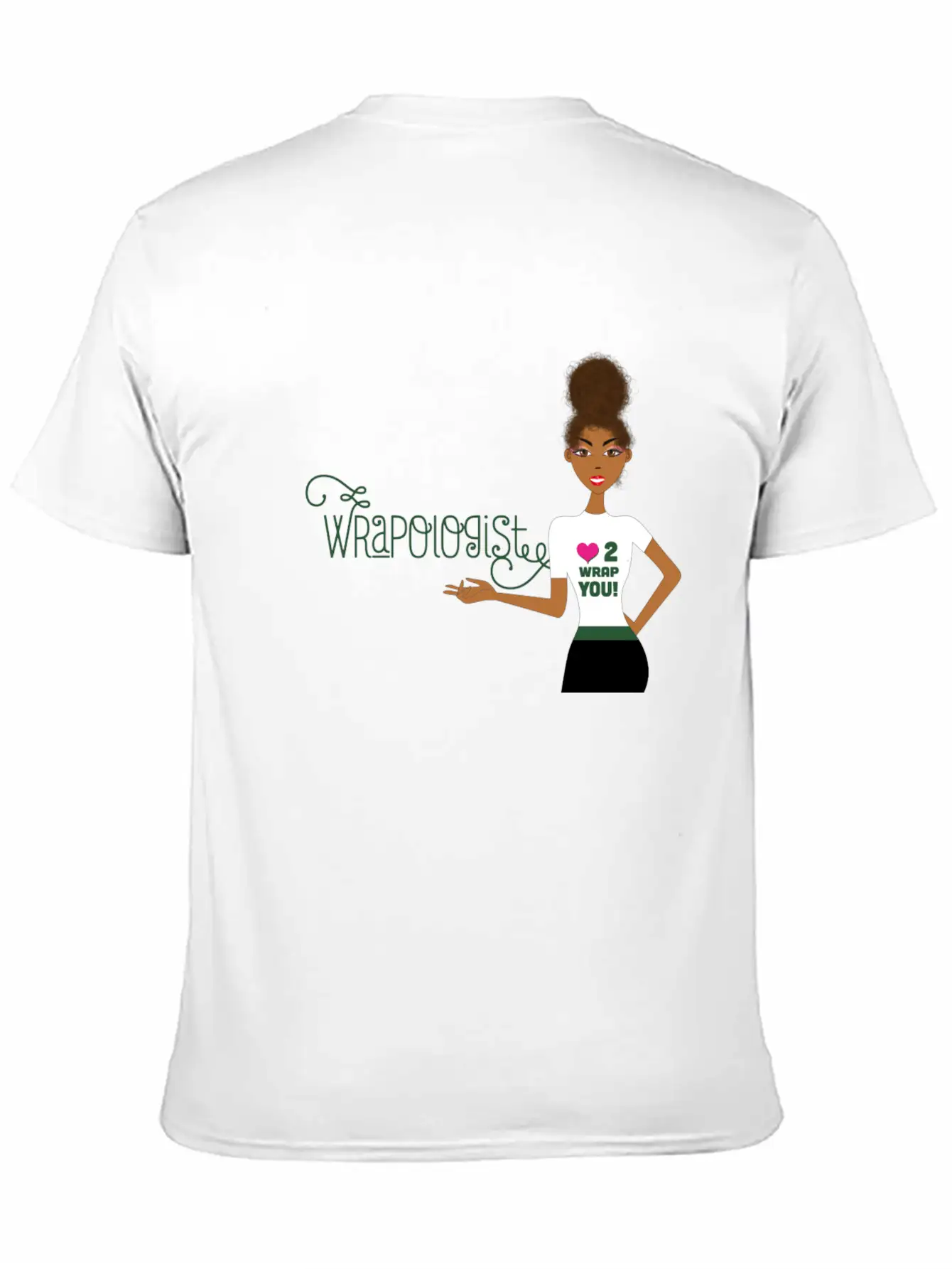Wrappin' Natural Casual Graphic T-Shirt – Simple And Comfortable Daily Wear
