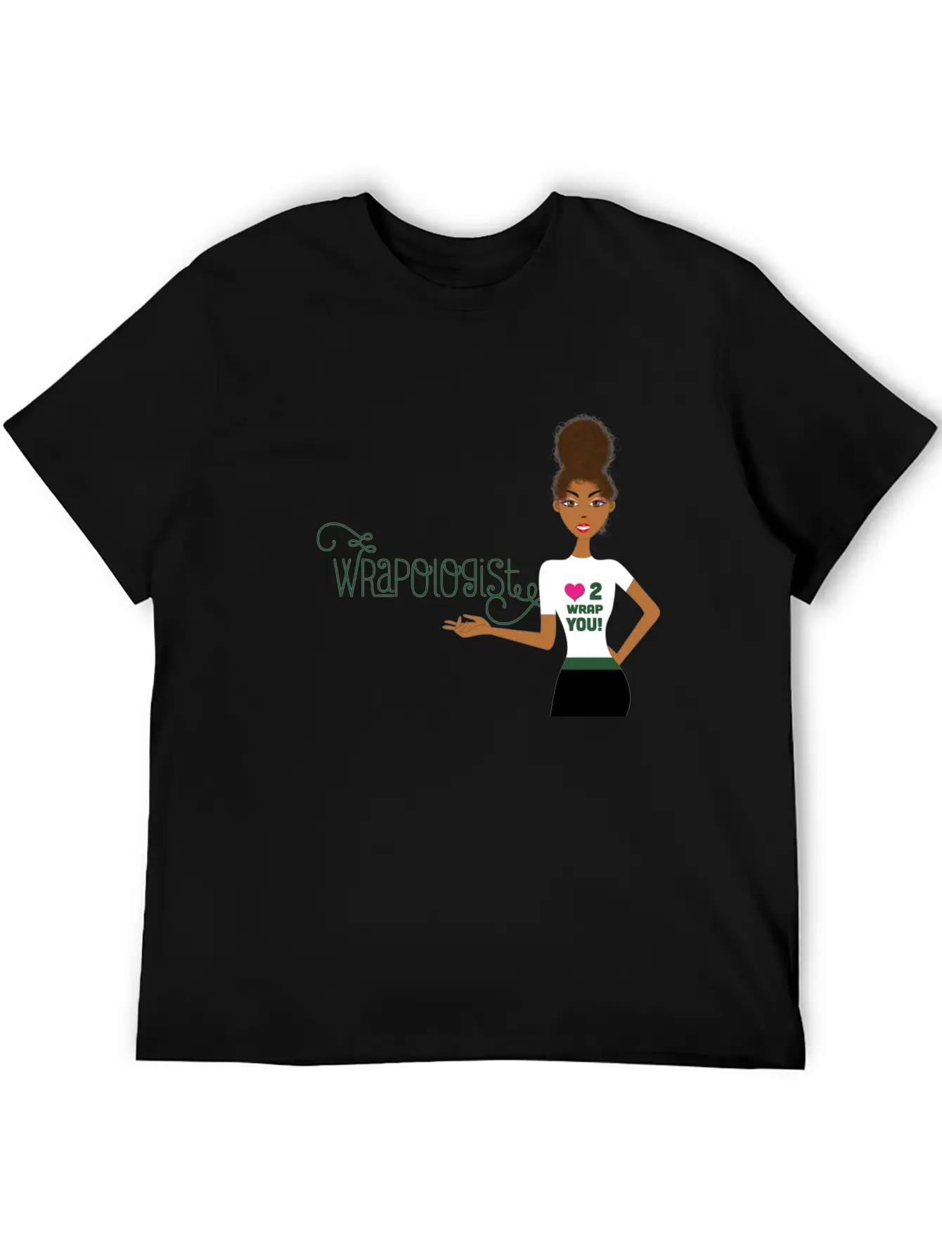 Wrappin' Natural Casual Graphic T-Shirt – Simple And Comfortable Daily Wear
