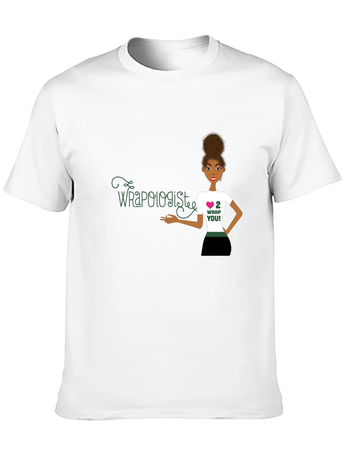 Wrappin' Natural Casual Graphic T-Shirt – Simple And Comfortable Daily Wear