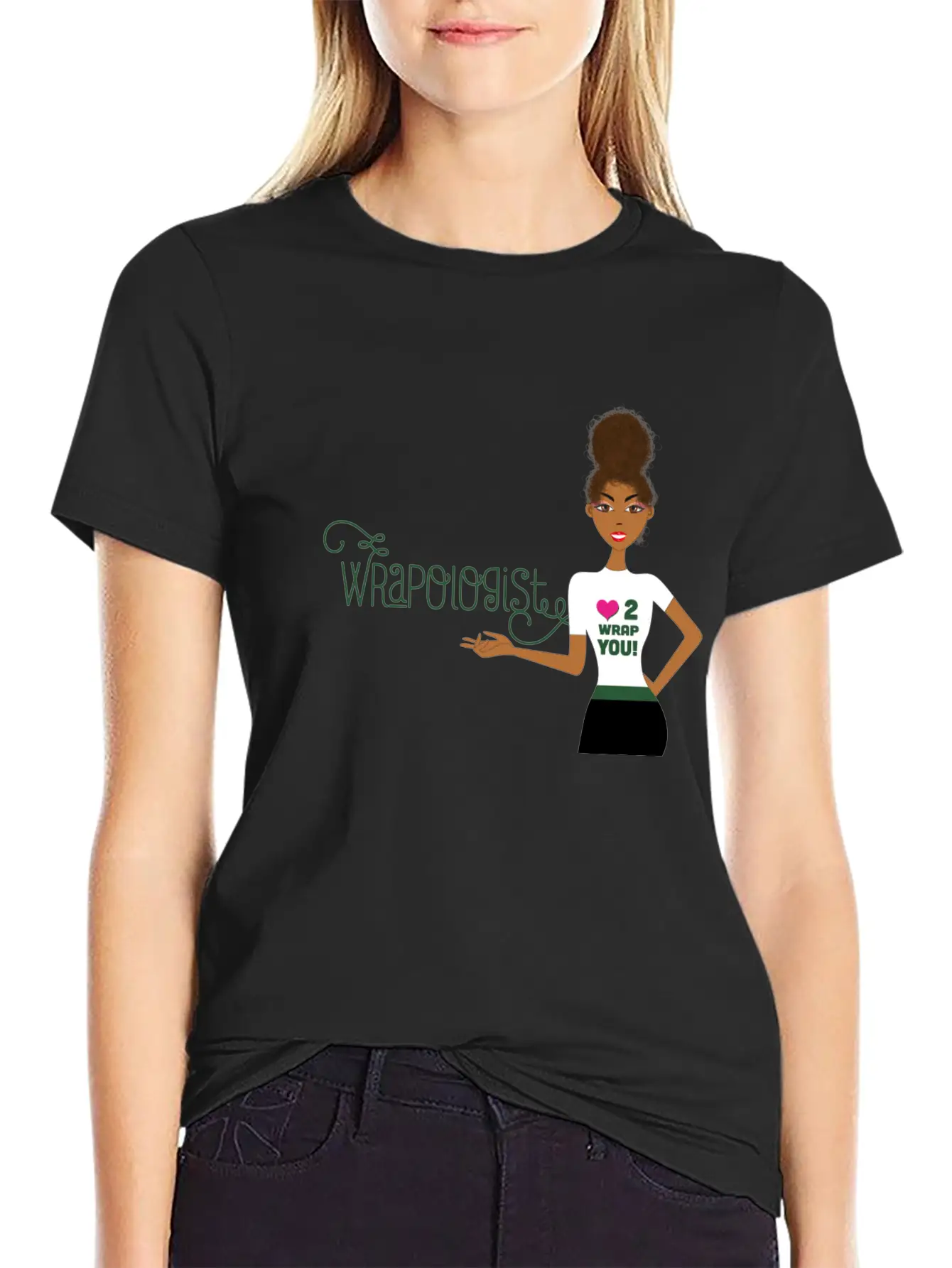 Wrappin' Natural Casual Graphic T-Shirt – Simple And Comfortable Daily Wear