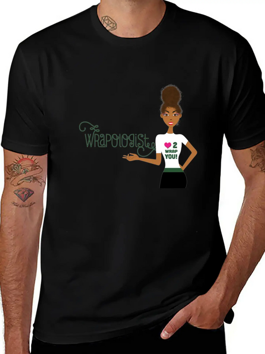Wrappin' Natural Casual Graphic T-Shirt – Simple And Comfortable Daily Wear