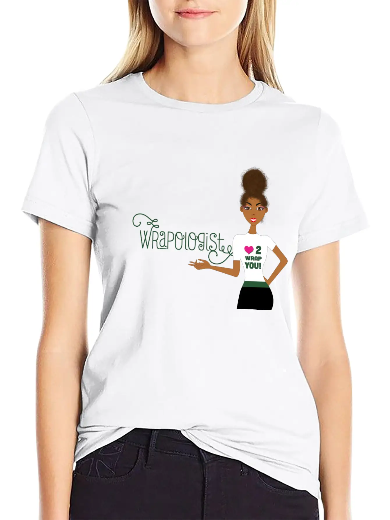 Wrappin' Natural Casual Graphic T-Shirt – Simple And Comfortable Daily Wear