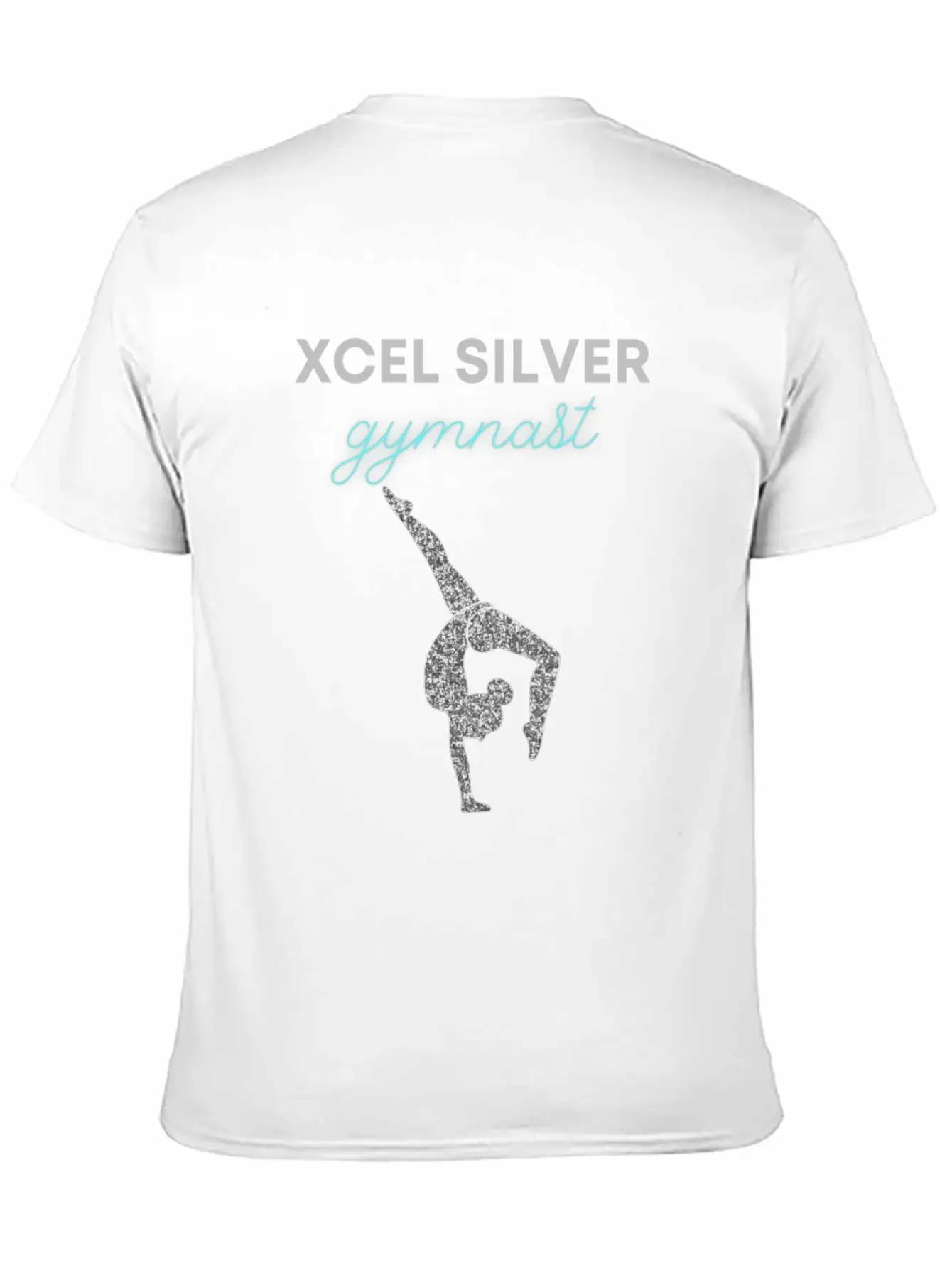 Xcel Silver Gymnast - Girls Xcel Gymnastics Team Casual Graphic T-Shirt – Simple And Comfortable Daily Wear