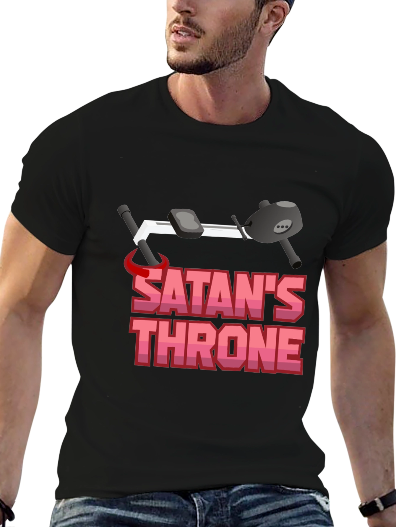 Satans Throne Exercise Bike T-Shirt