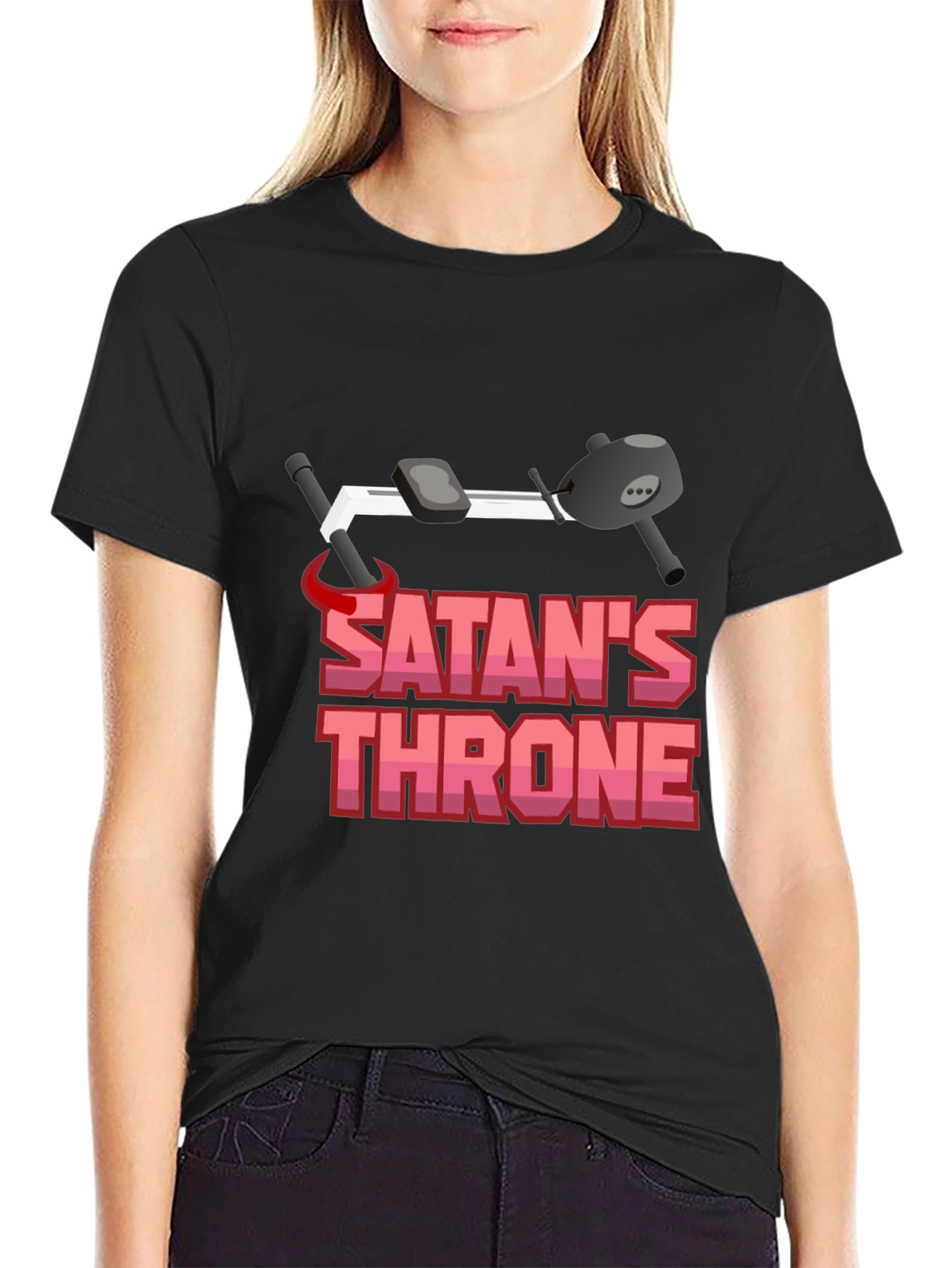 Satans Throne Exercise Bike T-Shirt