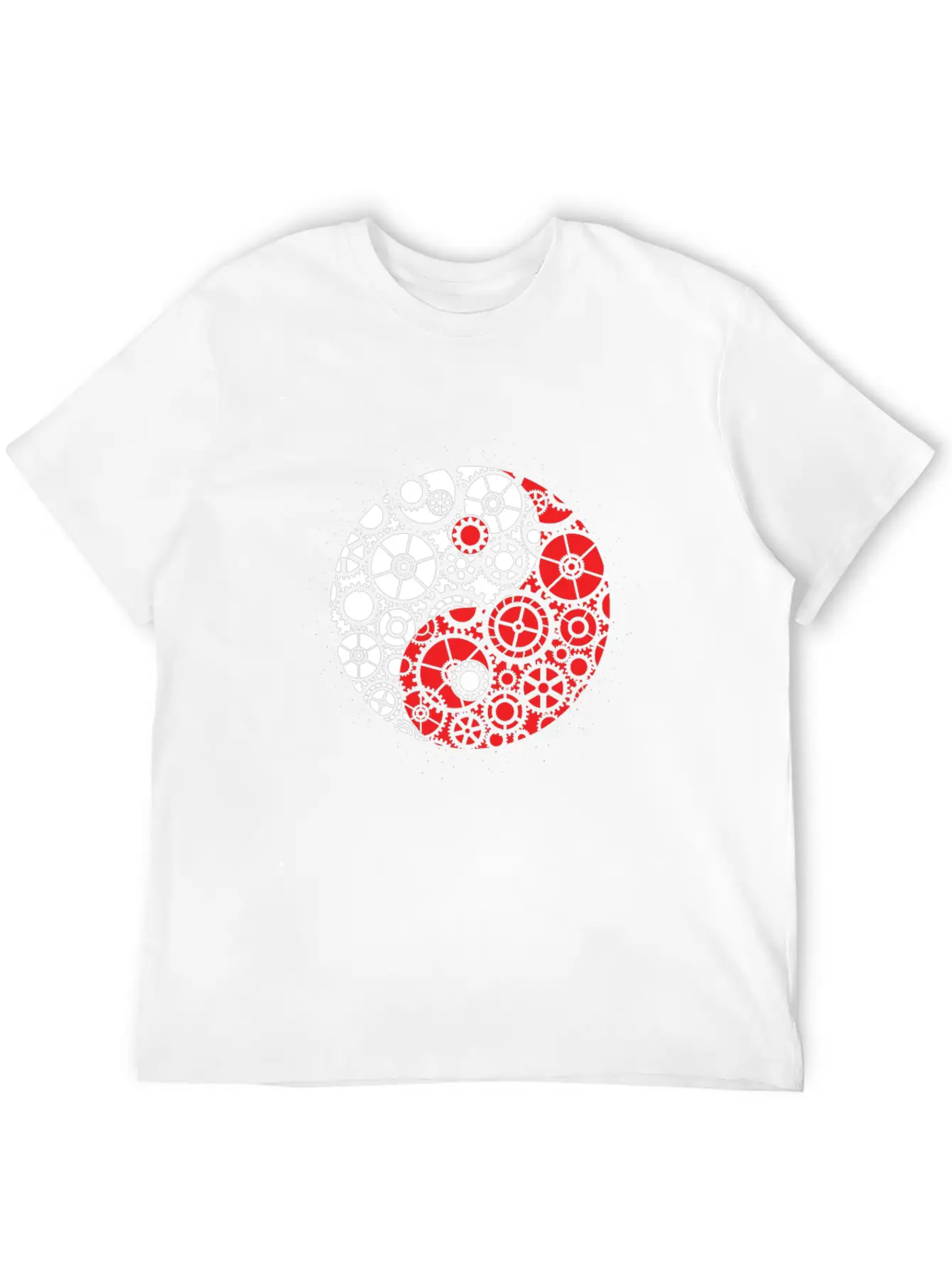 Yin Yang Mechanic Engineer Harmony Screwdriver Casual Graphic T-Shirt – Simple And Comfortable Daily Wear